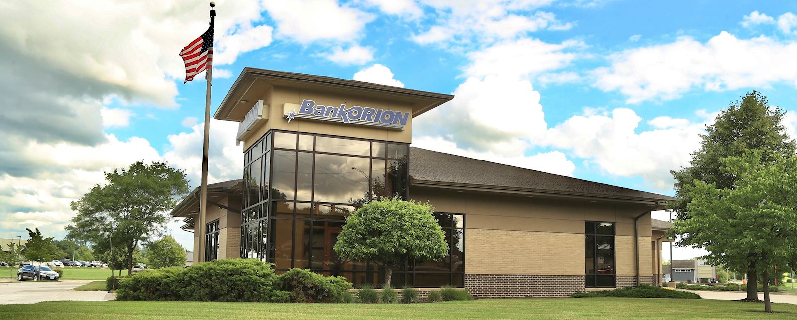 Exterior of BankORION's Moline (John Deere Road) branch