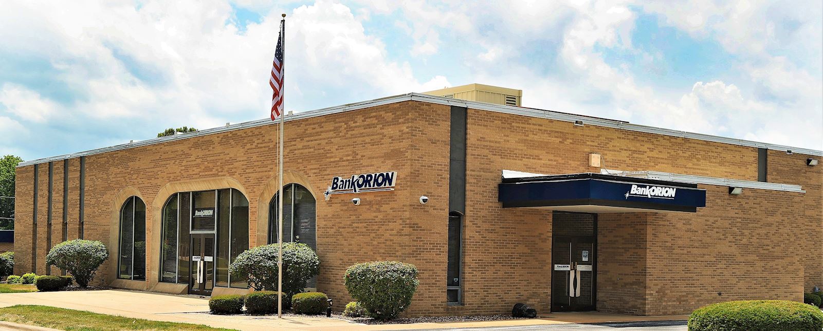 Exterior of BankORION's Orion branch