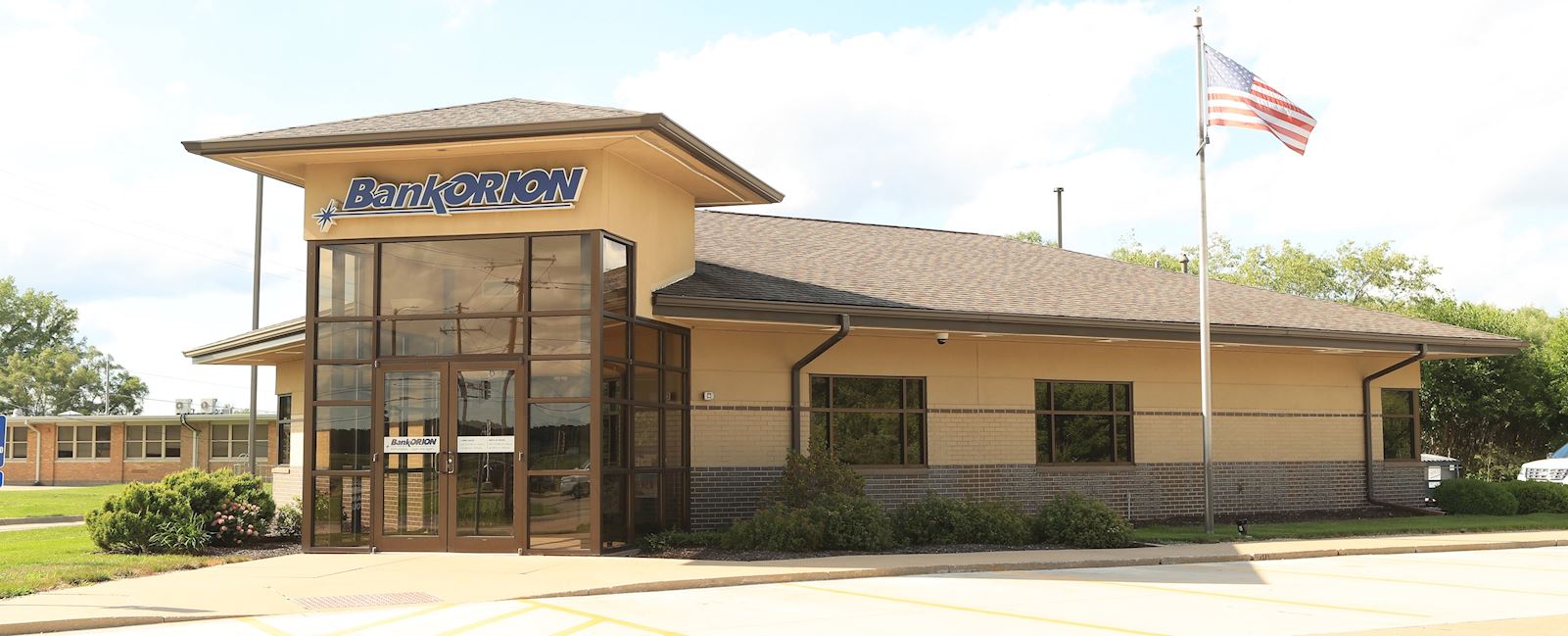 Exterior of BankORION's Moline (Route 6 - Near Coal Valley) branch