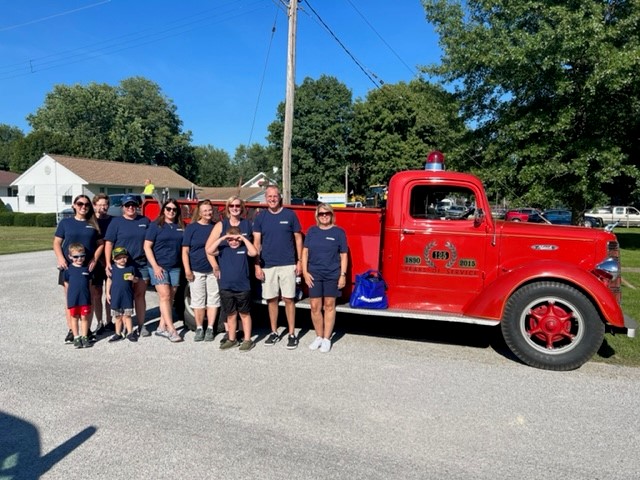 Group of employees at New Windsor Fair and Rodeo Parade